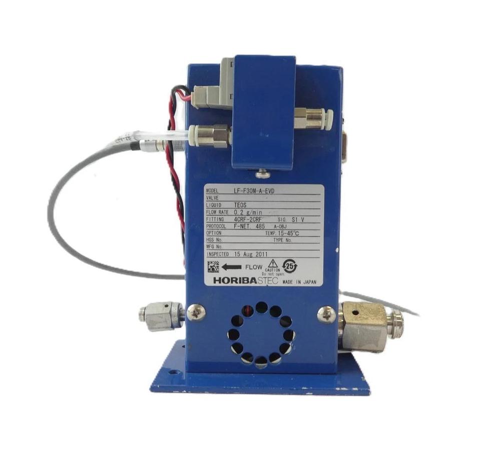 Used Horiba STEC LF-F30M-A-EVD Flow Controller with IV-2410AV-02H Valve Assembly