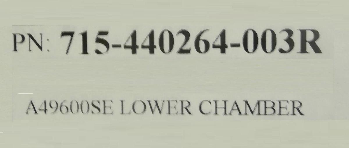 Refurbished Lam Research 715-440264-003 200mm Lower Chamber Alliance A4 9600 SE Refurbished