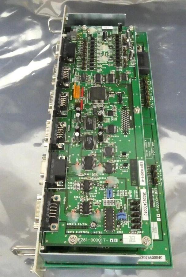Used TEL Tokyo Electron E281-000016-41 ECC2 Controller EC Module PCB E281-000017