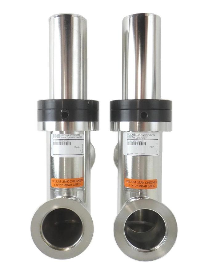 Used Nor-Cal Products 3870-01331 Pneumatic Angle Valve Reseller Lot of 2 Working