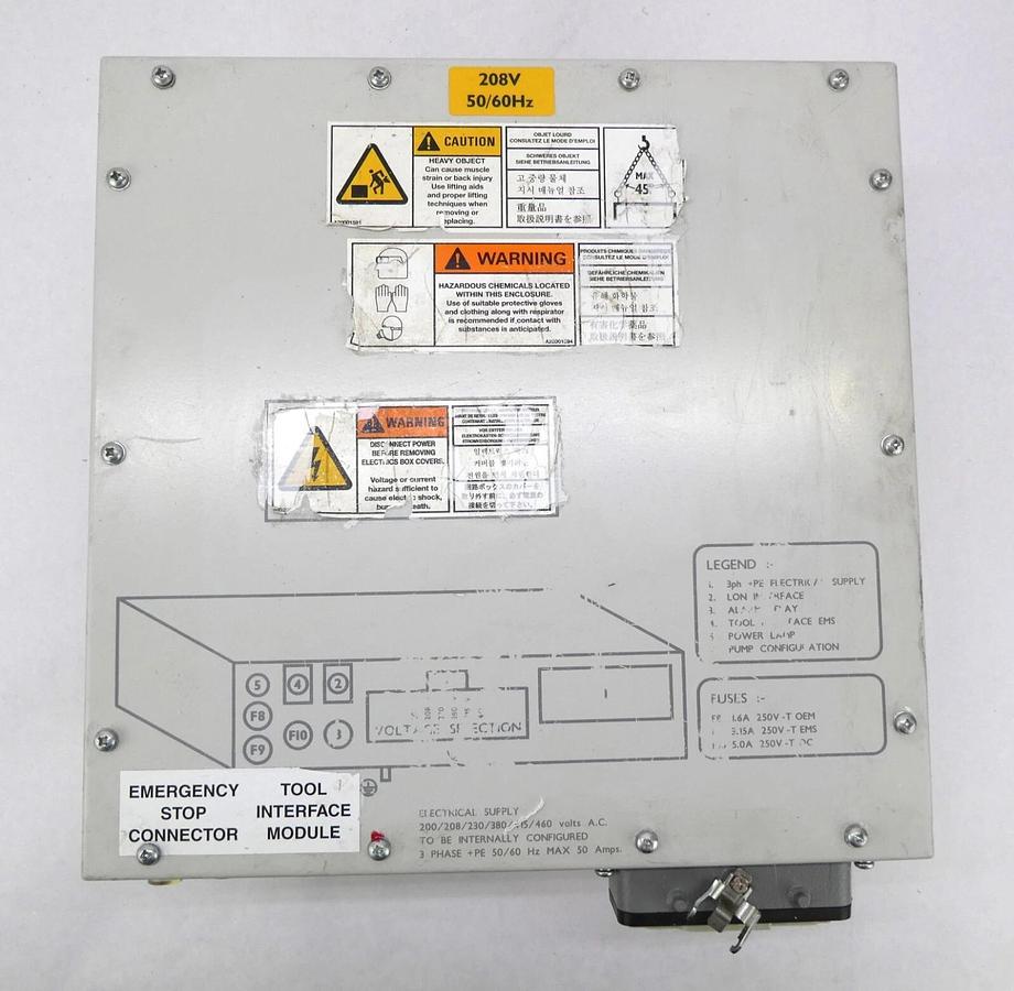 Used Edwards D37291400 iL Series Vacuum Pump Electrics Module DP ITIM IH AC Surplus