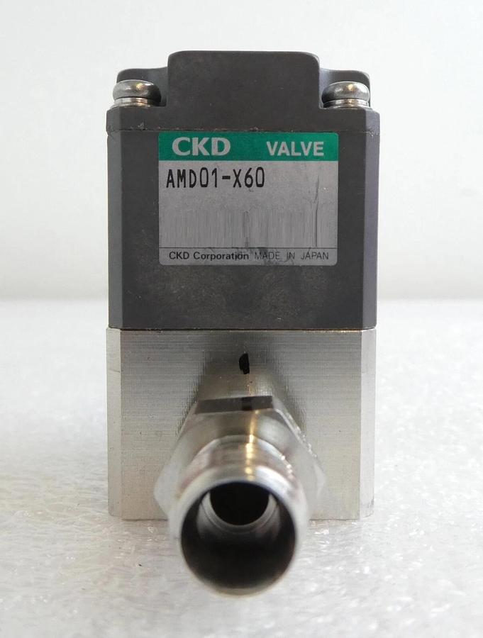 Used CKD AMD01-X60 Pneumatic Valve TEL Reseller Lot of 2 Working Surplus