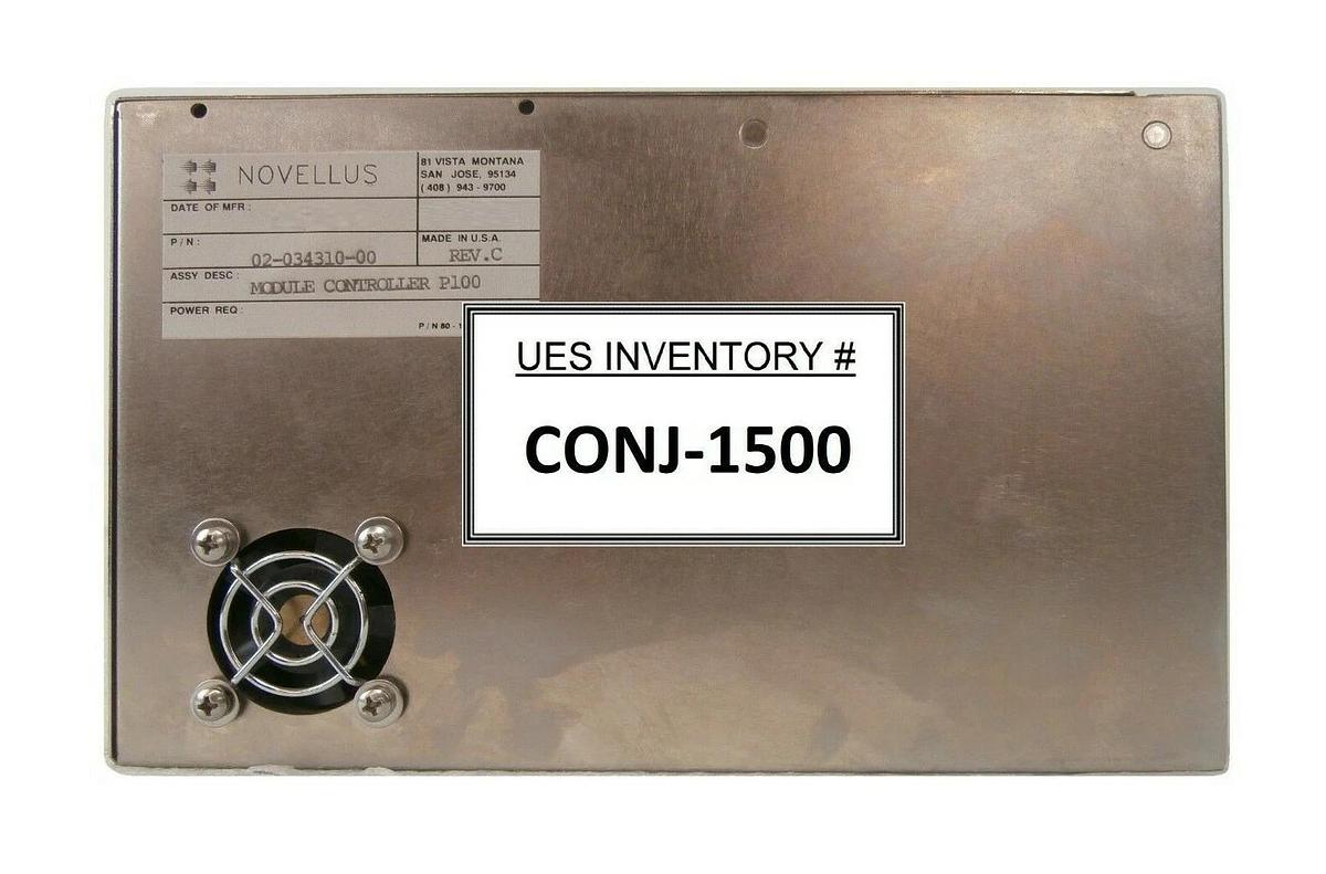 Used Novellus Systems 02-034310-00 Module P100 Controller 647633-203 No Cards Surplus