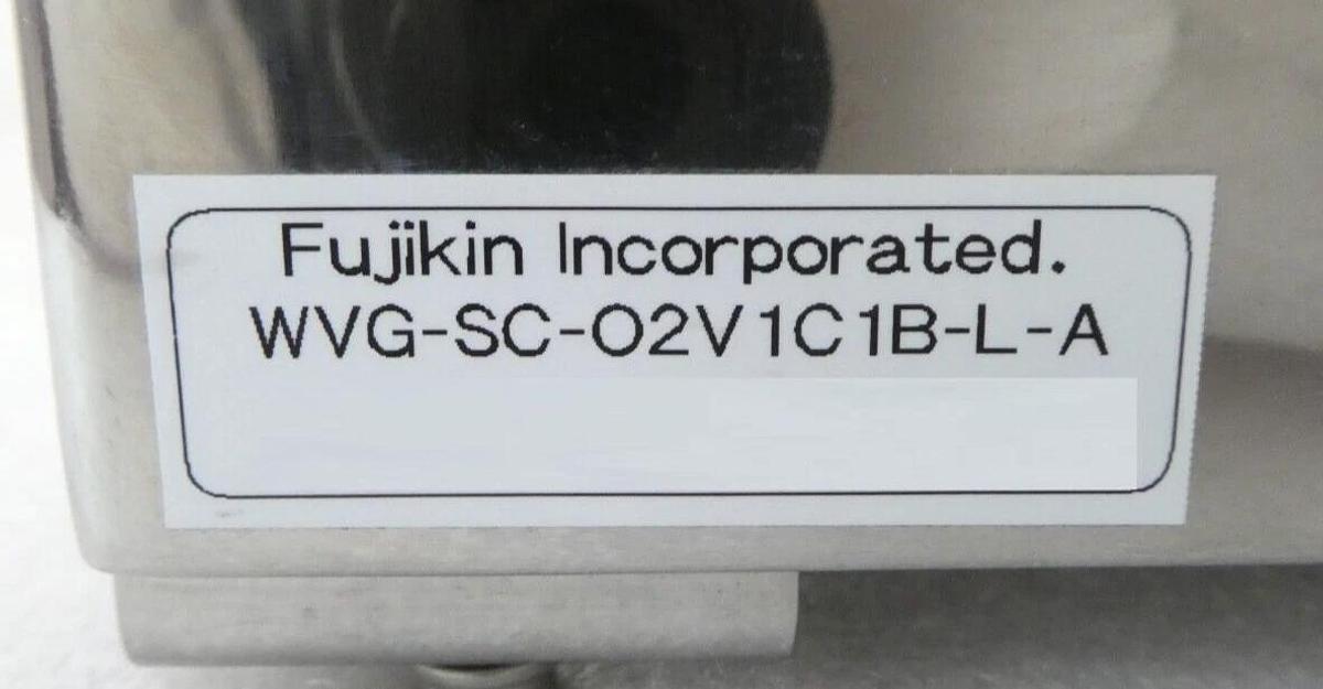 Used Fujikin WVG-SC-O2V1C1B-L-A H2O Water Vapor Generator Working Surplus