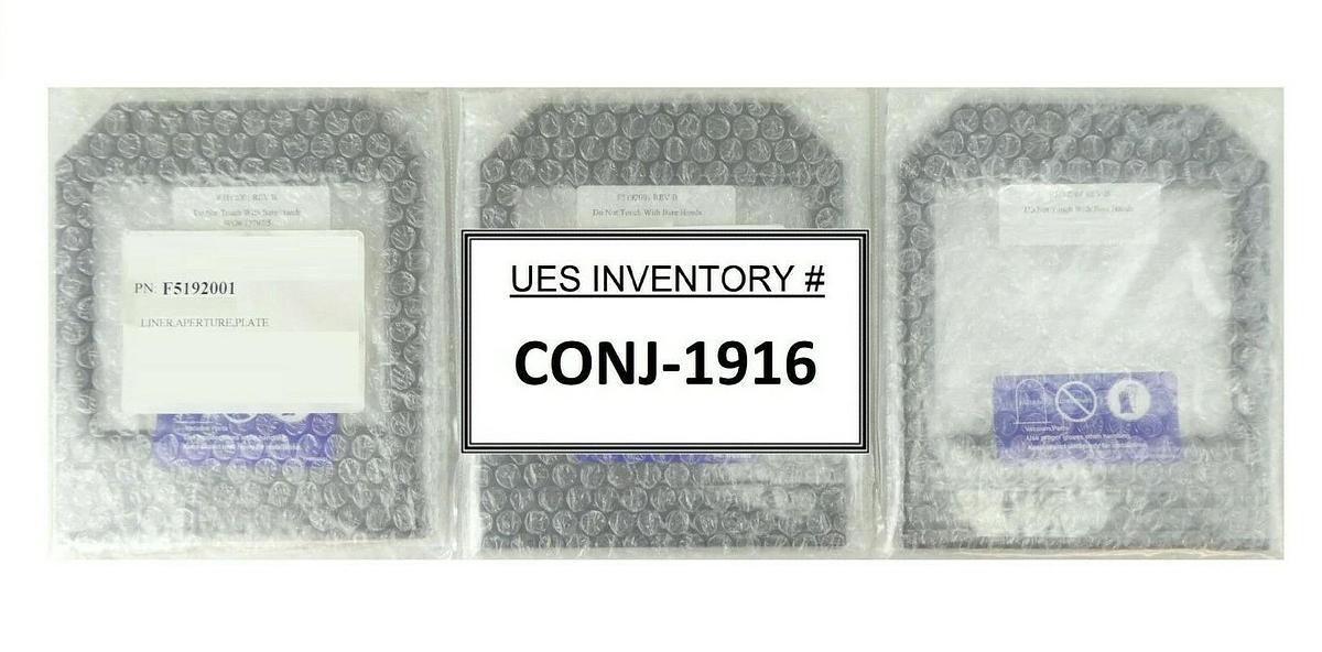 Varian Ion Implant Systems F5192001 Liner Aperture Plate Reseller Lot of 3 New