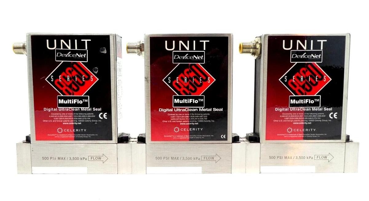 Used Celerity UNIT UFC Mass Flow Controller MFC UFC-8565C UFC-8565 UFC-8564 Lot of 11