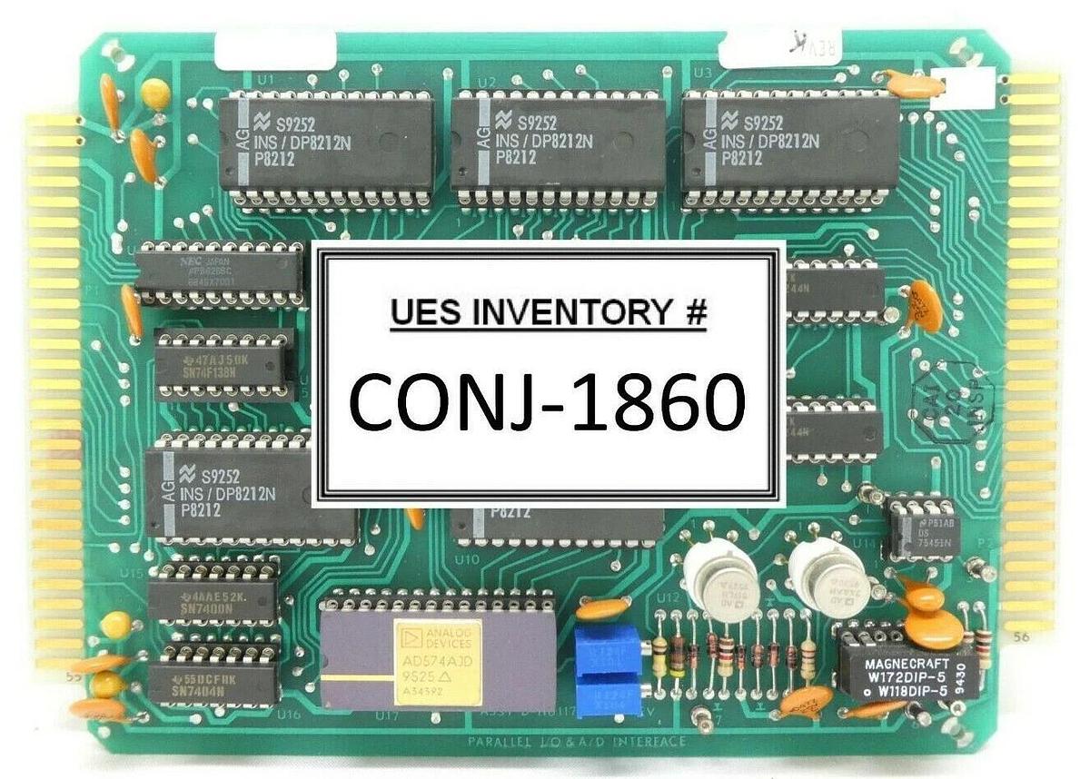 Used Varian Semiconductor VSEA D-H0117001 Parallel I/O Interface PCB H0117001 Rev. K