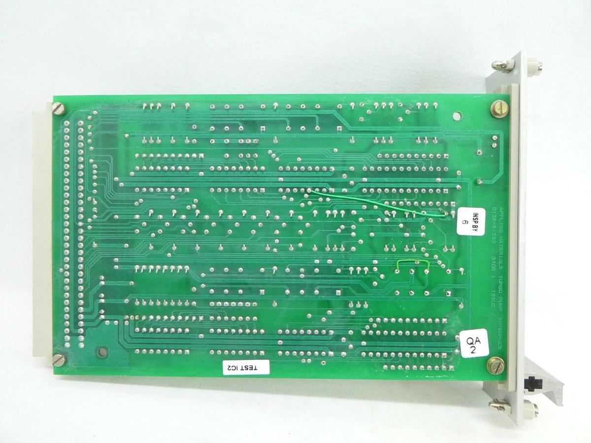 Used AMAT Applied Materials 0100-02093 Turbo Pump Interface PCB Card 0120-91289 Spare