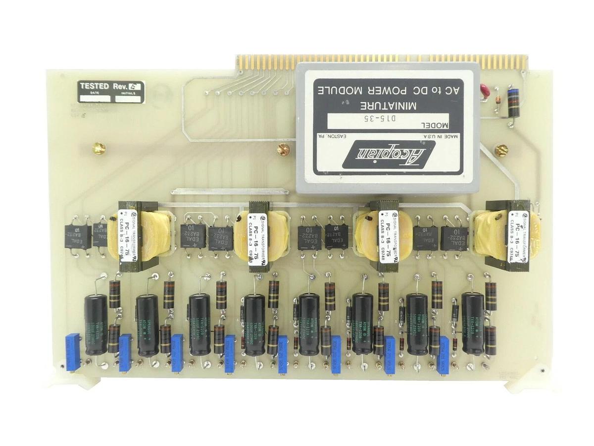Used Varian Semiconductor VSEA D-F3104001 TC Heater Power Supply PCB Rev. E Working