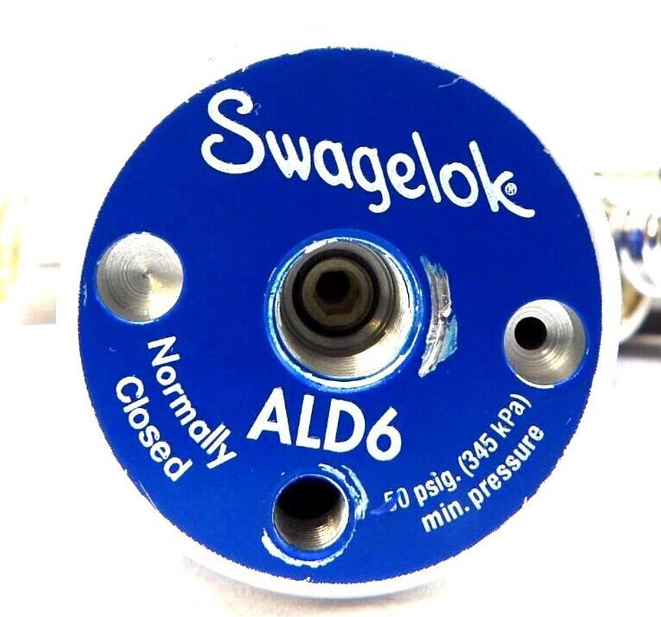 Used Swagelok 6LVV-A61VD2DP-ASAS-NV Diaphragm Valve ALD6 Lot of 2 Working Surplus