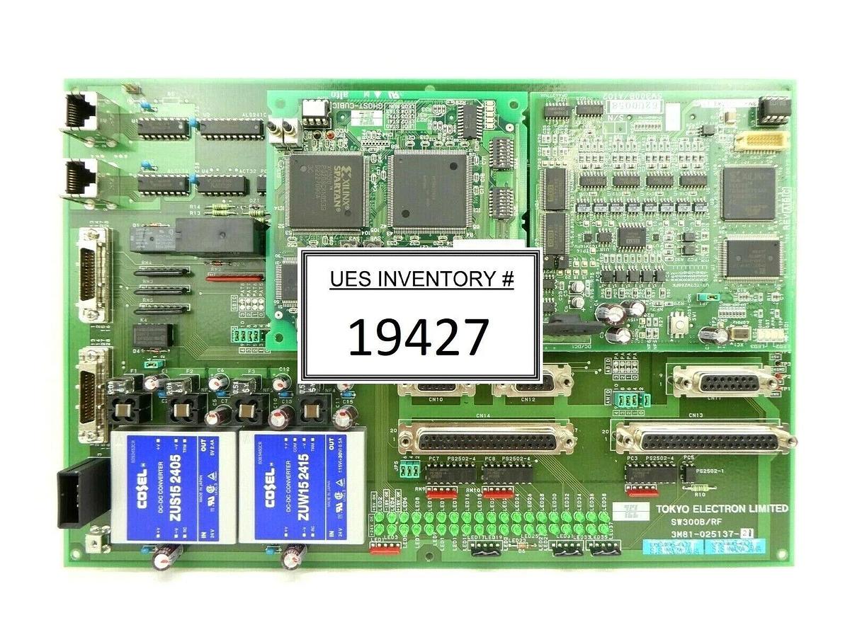 Used TEL Tokyo Electron 3M81-025137-21 RF Board PCB SW300B/RF Trias System Working