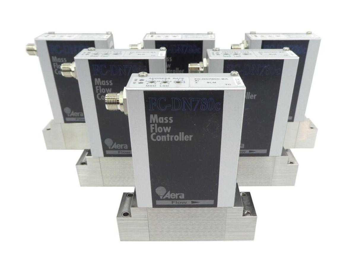 Used Aera FC-DN780C-BA Mass Flow Controller MFC Lot of 6 AMAT 0190-26304 3030-13997