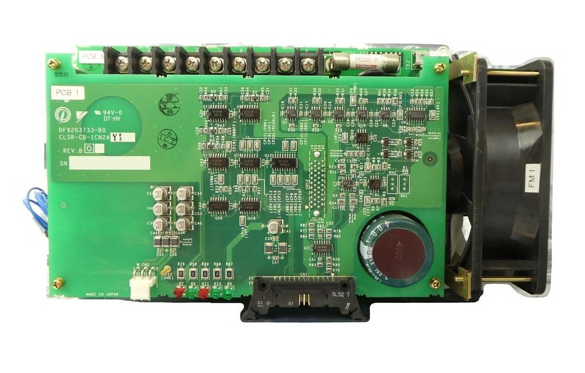 Used Yaskawa Electric CLSR-CB-1CN2AY1 Power Supply CLSR-CC-1CN2BY1 Nikon NSR Working