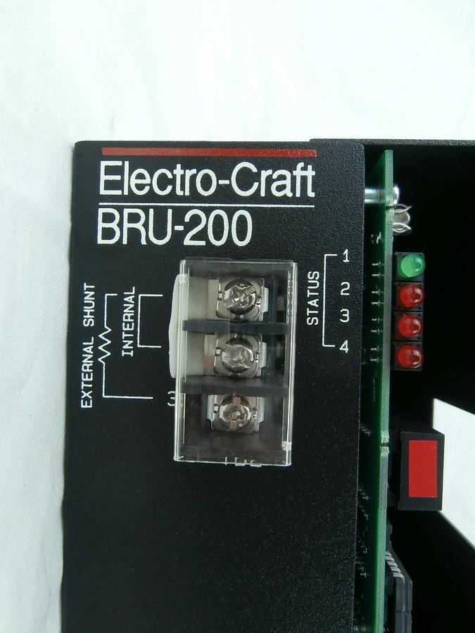 Used Electro-Craft 9101-1302 BRU-200 Brushless Robot Servo Drive DM-20 Working