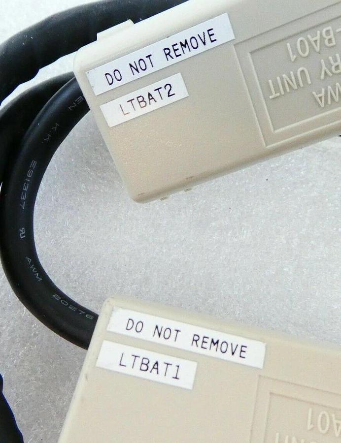 Used Nikon FX-601F X Y Theta Encoder Cable Set of 3 Yaskawa JUSP-BA01 Working Surplus