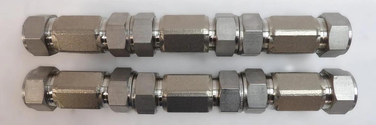 Swagelok SS-1610-3-16-12 Card Pipe Joint Lot of 6 New