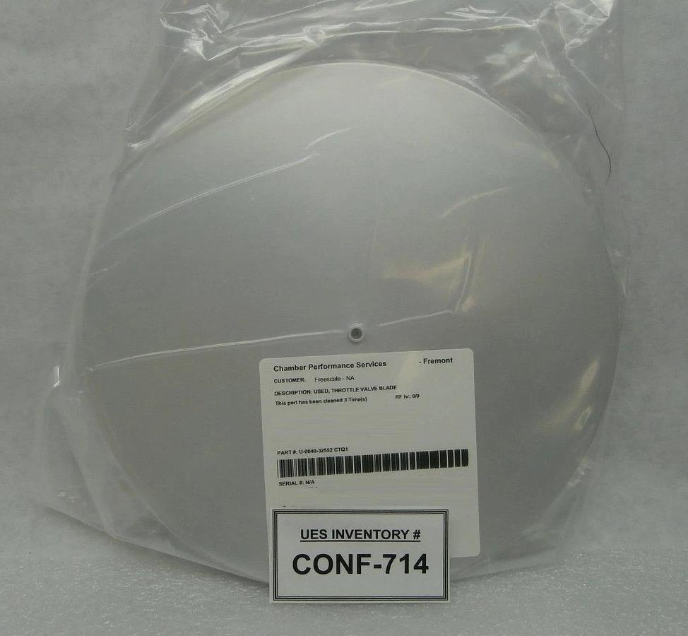 Used AMAT Applied Materials 0040-32552 Throttle Valve Blade Refurbished