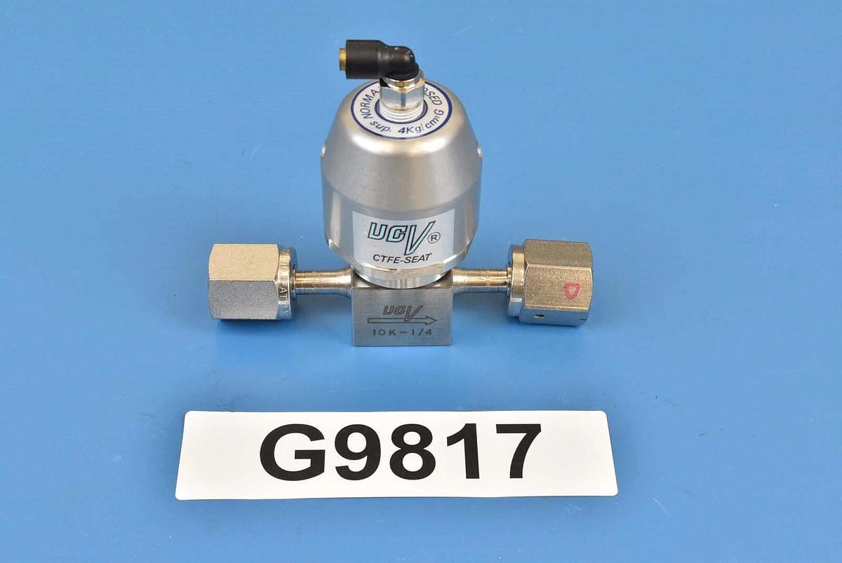 Used Motoyama SUSF316L Pneumatic Valve Normally Closed