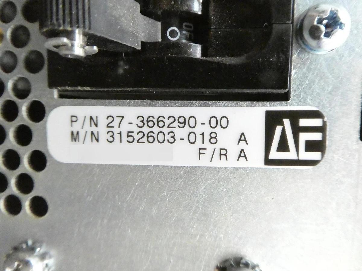 Refurbished E'Wave AE Advanced Energy 3152603-018 DC Power Supply 27-366290-00 Refurbished