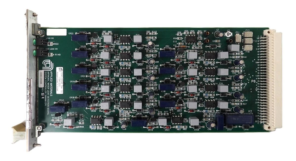 Used AMAT Applied Materials 0090-05596 Water Leak Detection Controller PCB Working