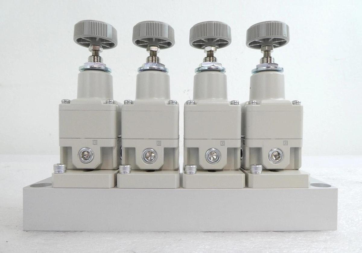 SMC IRM10-4-14 Precision Regulator Manifold Lot of 2 New Surplus