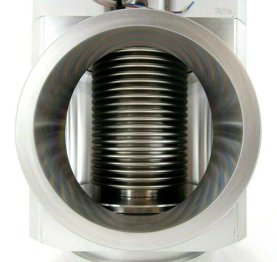 Used SMC XLA160-30-1-M9BA Pneumatic High Vacuum Angle Valve ISO160 Copper Cu Exposed