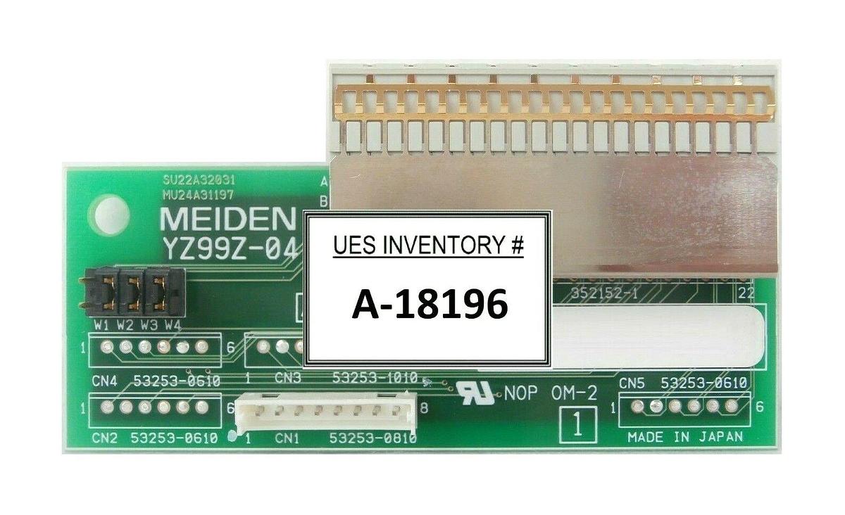 Used Meiden YZ99Z-04 Backplane Interface Board PCB SU22A32031 TEL Lithius Working