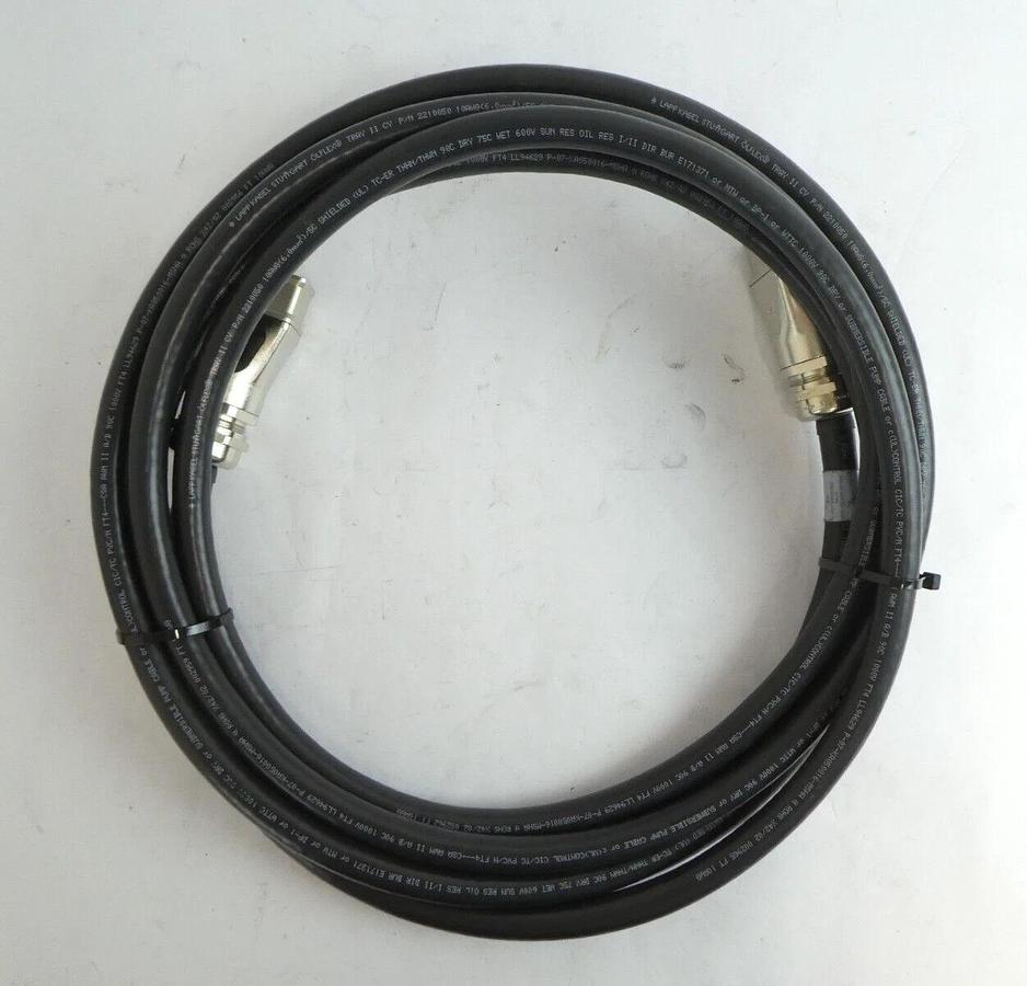 Used Lam Research 853-324009-002 Pedestal Heater Box AC Power Cable Working Surplus
