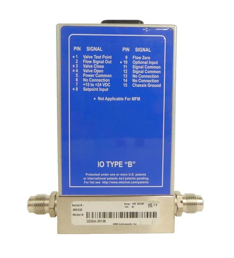 Used MKS Instruments GE50A Mass Flow Controller MFC GE50A-32796 GE50A-31531 Lot of 5