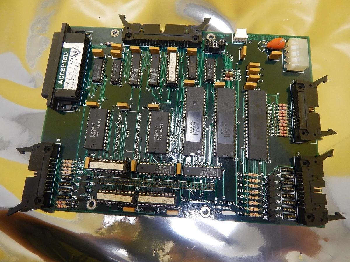 Used Matrix Integrated Systems 1000-0068 Processor Board PCB System 10 Used Working