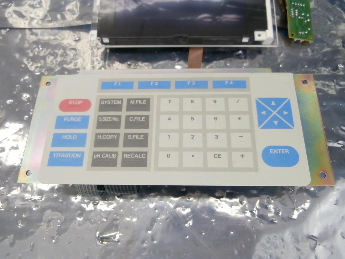 Used Hiranuma Sangyo D850536 Operator Interface Keypad LCD Panel PCB Assembly AS-200