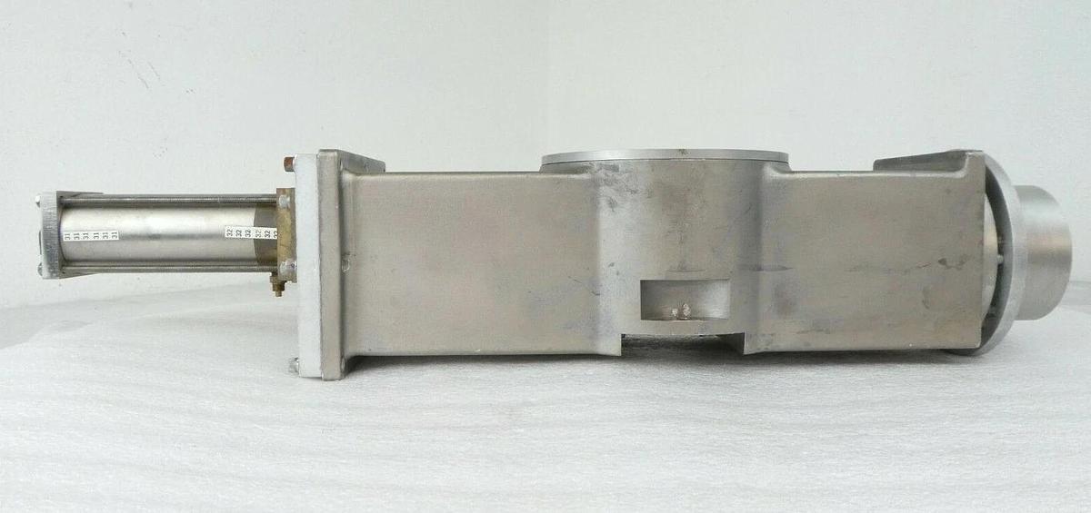 Used Varian Vacuum Technologies 07306001 X Source Gate Valve Assembly Working Surplus
