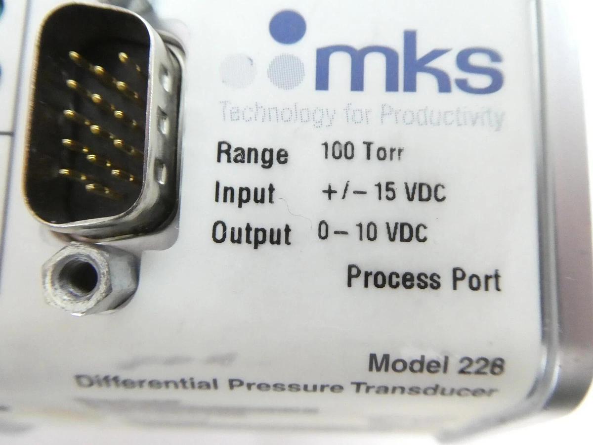 Used MKS Instruments 228A12TCBCBSU2C0AB Differential Capacitance Manometer Working