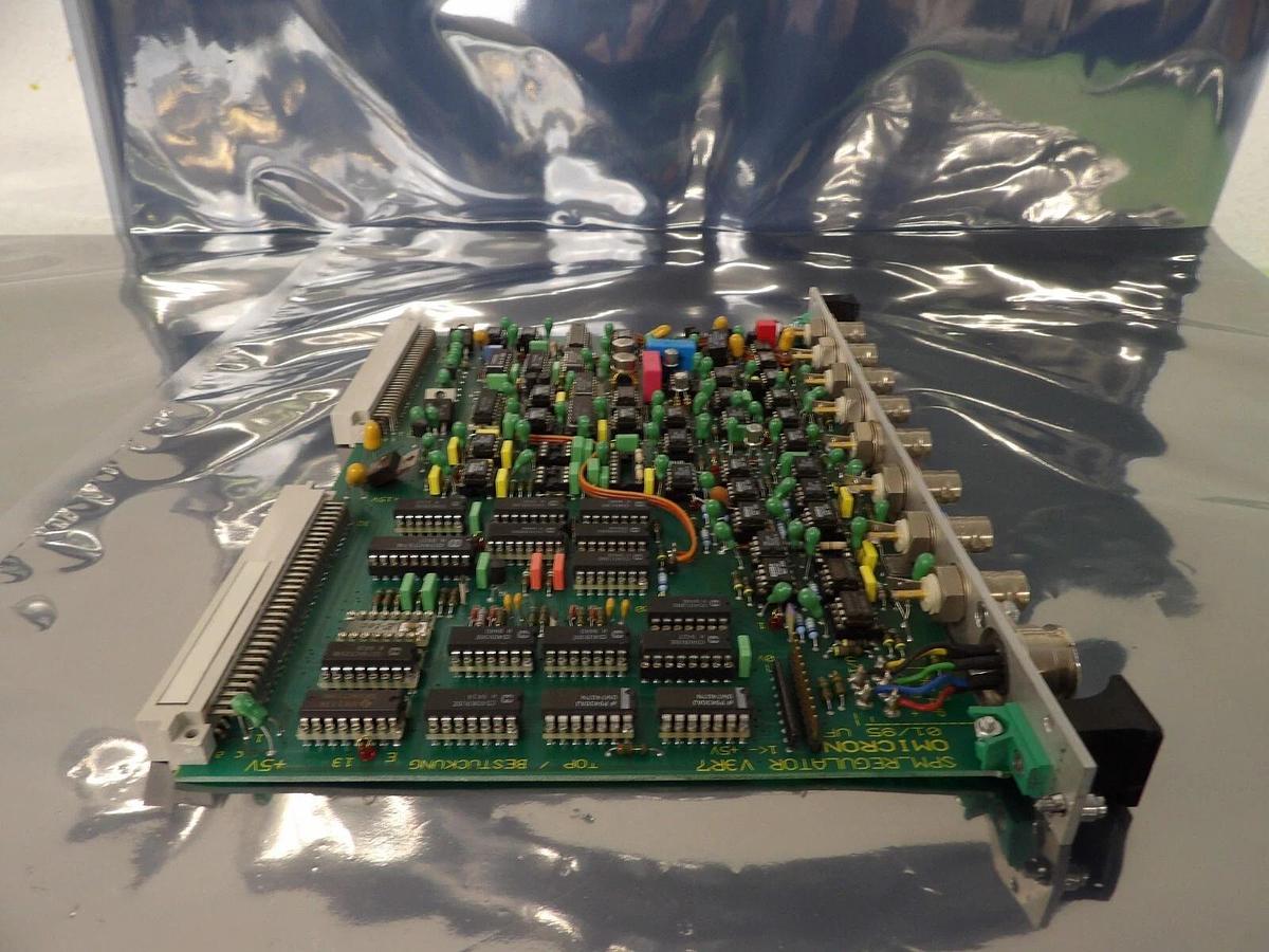 Used Omicron Vakuumphysik SPM_REGULATOR V3R7 SPM CU PCB Assembly Working Spare