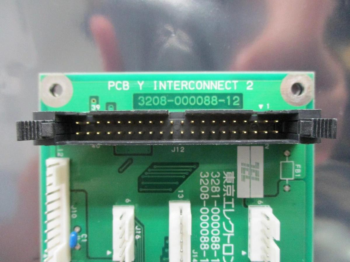 Used TEL Tokyo Electron 3281-000088-12 Y Interconnect 2 PCB 3208-000088-12 P-8 Used