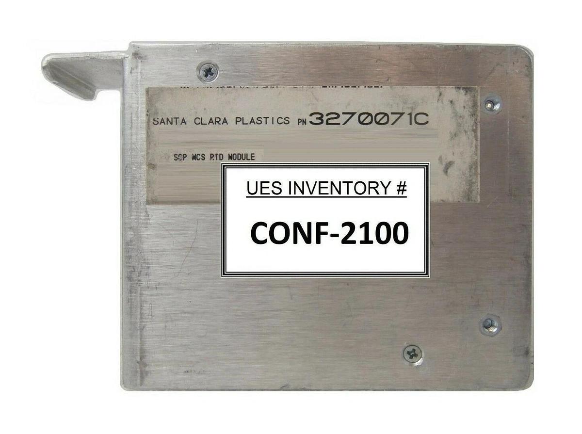 Used SCP Santa Clara Plastics 3270071C MCS RTD Module Working Surplus