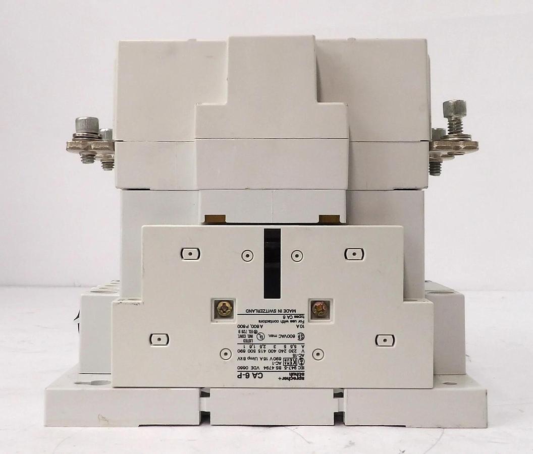 Used Sprecher+ Schuh CA 6-85 3-Pole Contactor 120V Coil CA 6-P Working Surplus