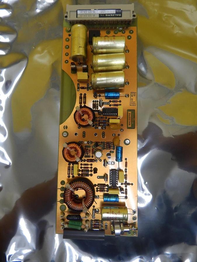Used Balzers BG 525 570 DT Power Supply PCB Card BG 525 574 CS Used Working