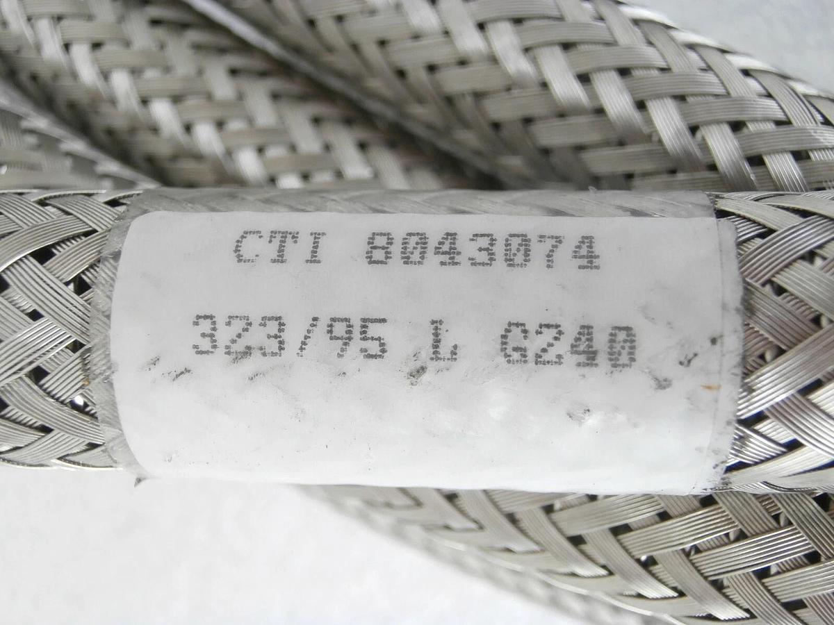 Used CTI-Cryogenics Cryopump CryoLine Set of 3 8043074 8043075 3918059 w/Tee Working