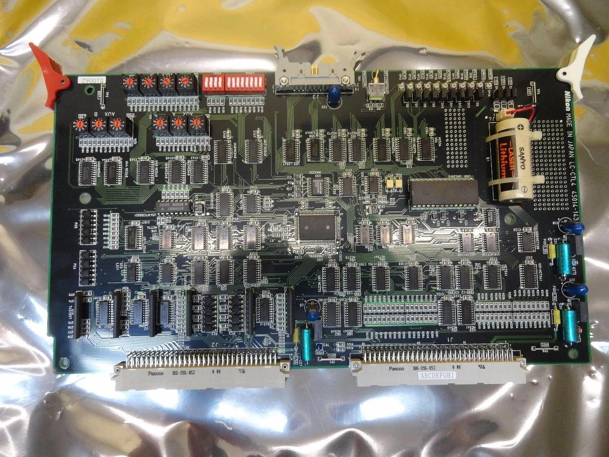 Used Nikon 4S014-143 Control Board PCB LC-CTL4 NSR-S204B Step-and-Repeat Used Working
