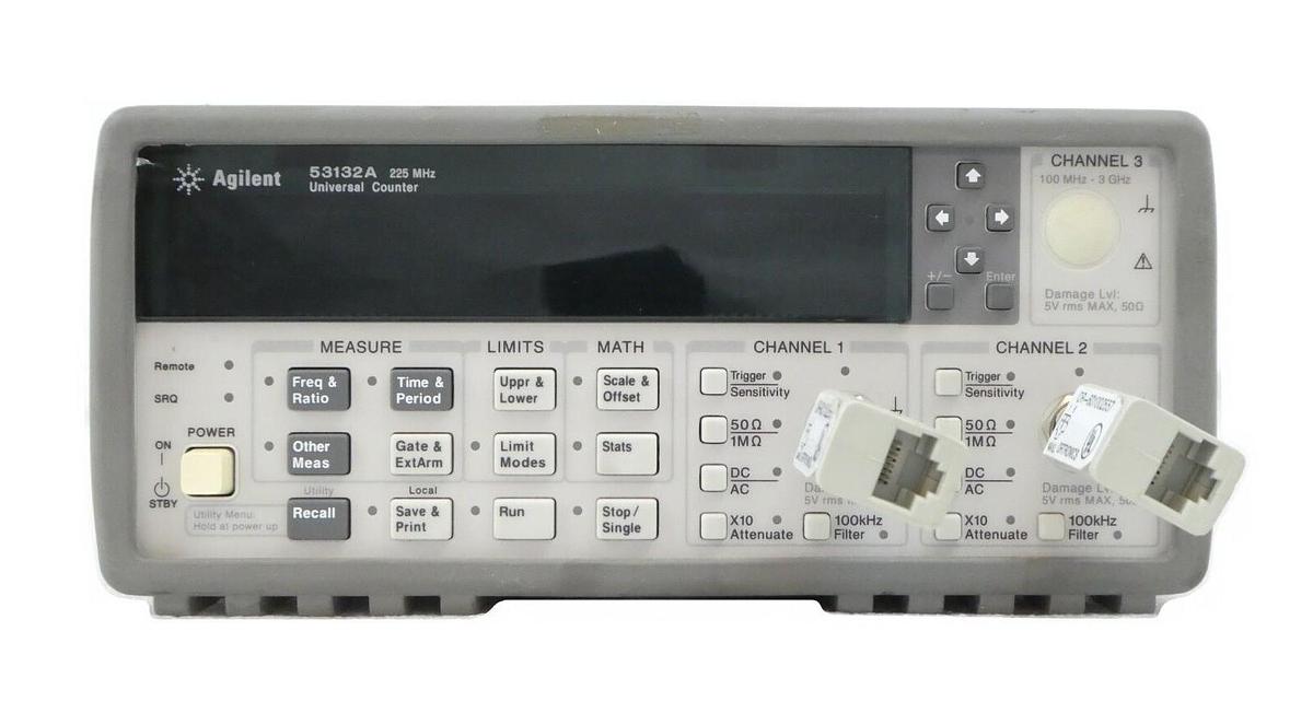 Used Agilent 53132A Universal Frequency Counter 225 MHz OR-601002557 Working Surplus