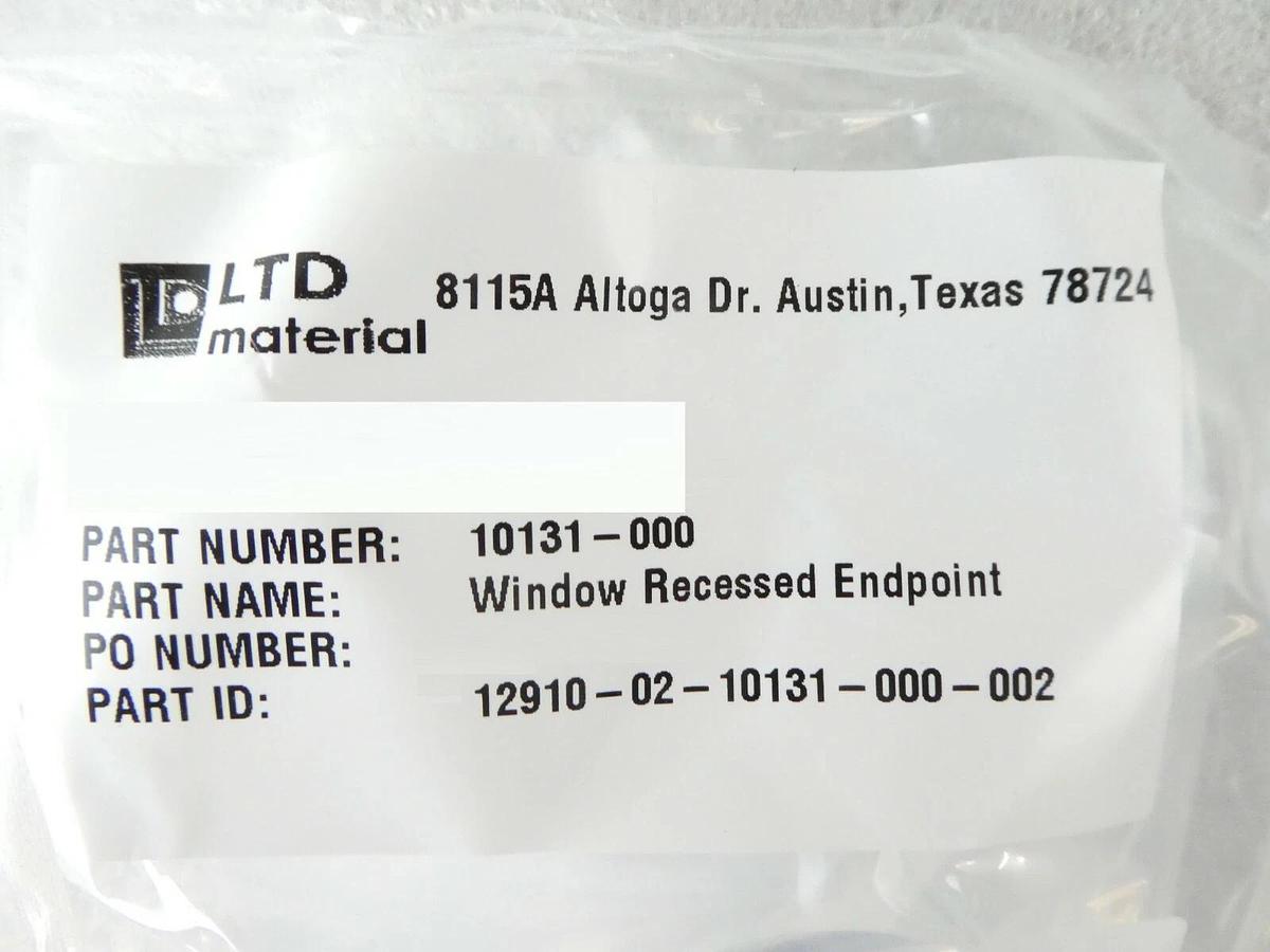 LTD Material 10131-000 End Point Recessed Window AMAT 0200-09657 New Surplus