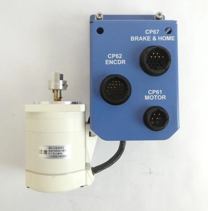 Used Panasonic MQMA012A4F AC Servo Encoder Motor w/ Bracket Lot of 2 Working