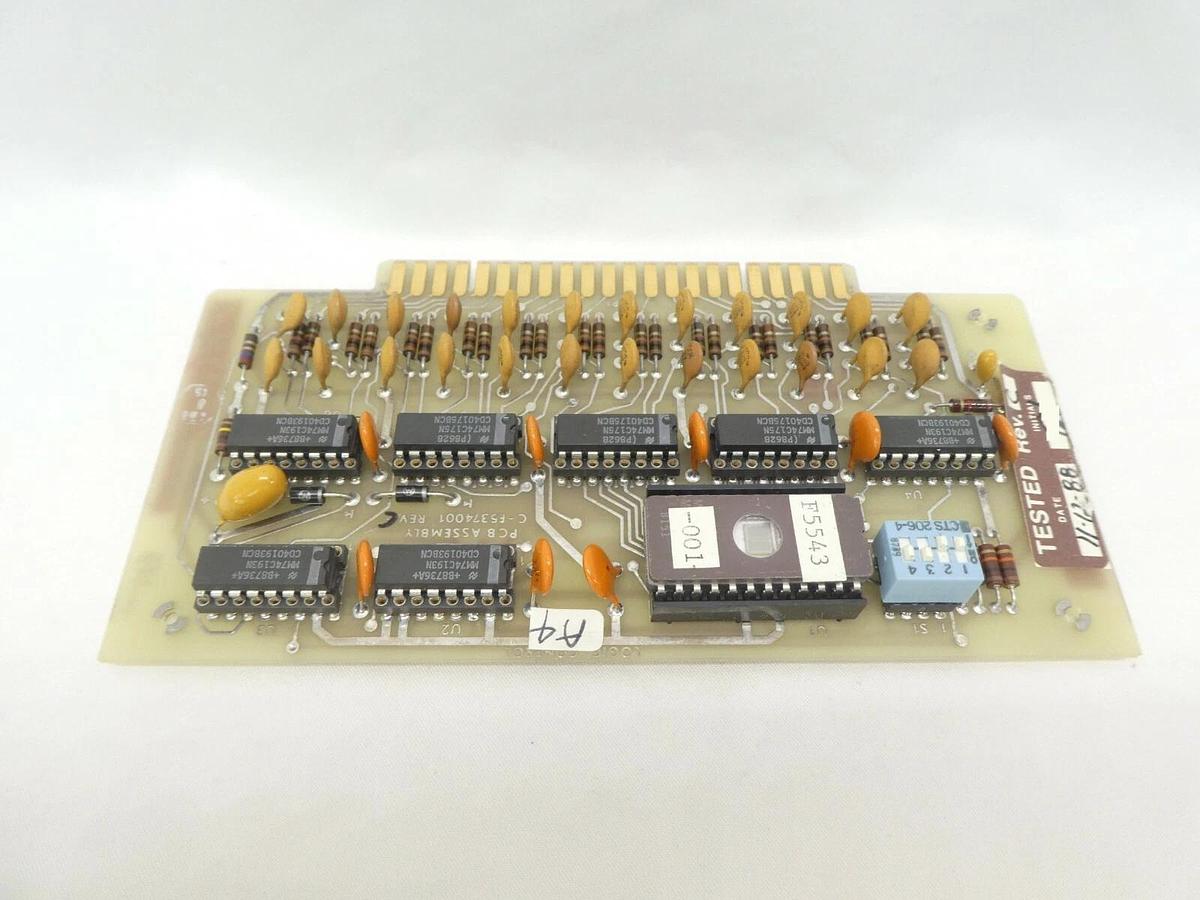Used Varian Semiconductor VSEA C-F5374001 Logic Control PCB Rev. C Working Surplus