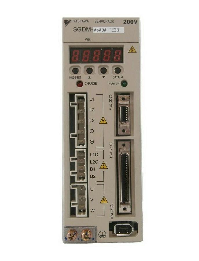Used Yaskawa Electric SGDM-A5ADA-TE3B Servo Driver SERVOPACK TEL Lithius Working