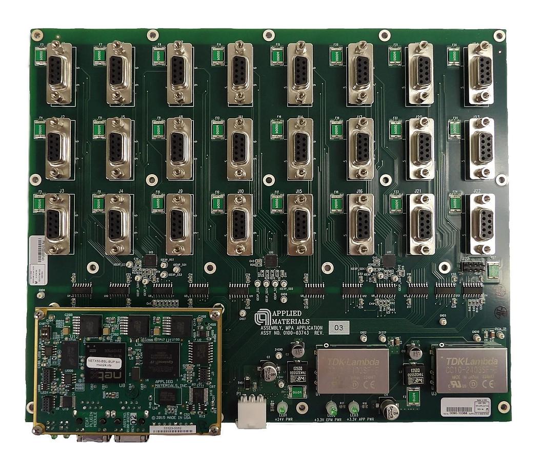 Used AMAT Applied Materials 0090-10368 EPM MPA Application PCB 0100-03743 Working