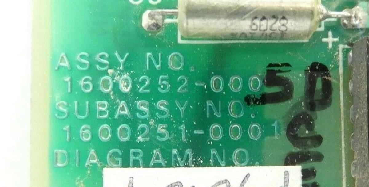 Used Texas Instruments 1600252-0005 RAM Module PCB Card TM990/203A-2 Varian F9646001