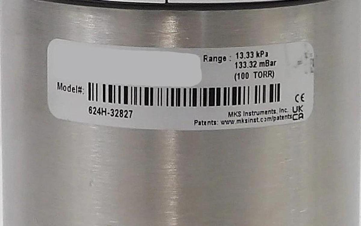 Used MKS Instruments 624H-32827 Baratron Capacitance Manometer Working Surplus