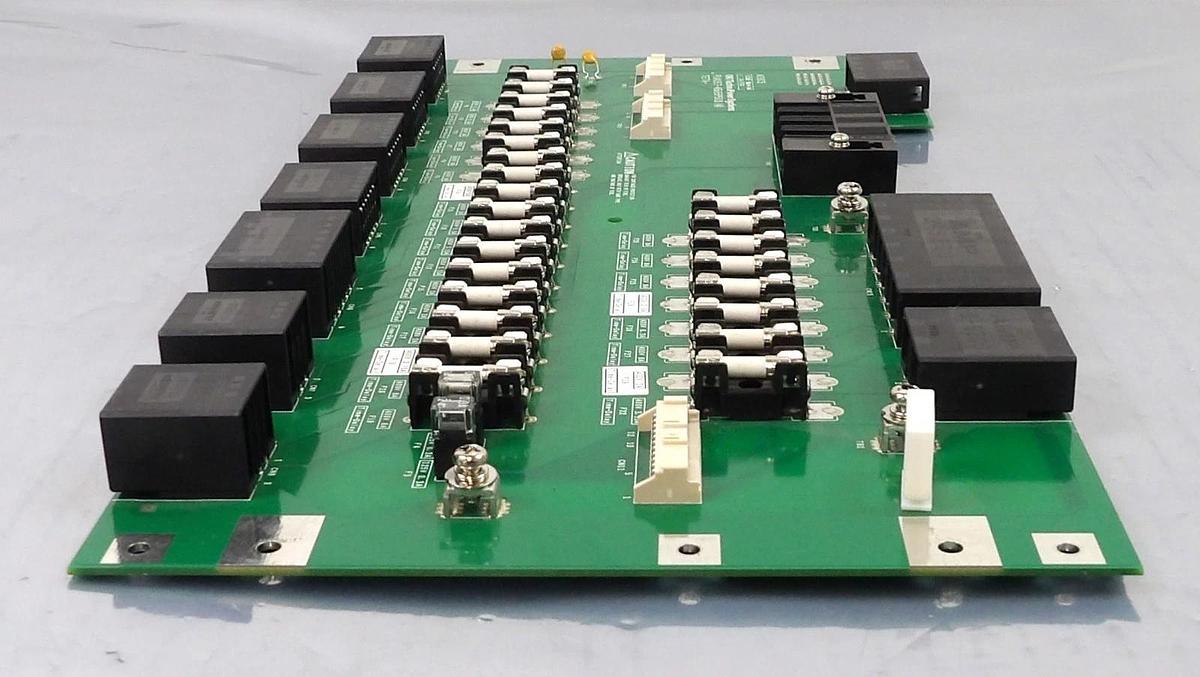 Used OKI Techno Power Systems PU4057-4565P01 (4) Fuse Panel PCB Working