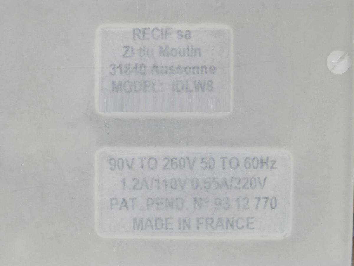 Used RECIF IDLW8 200mm Optical Character ID Reader Wafer Sorter Not Working As-Is